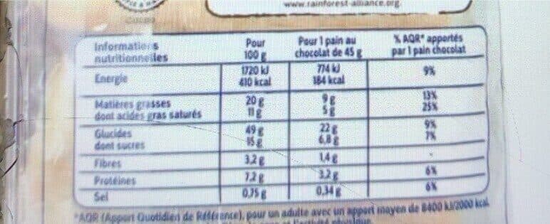 Brioche Pasquier pain au chocolat packshot