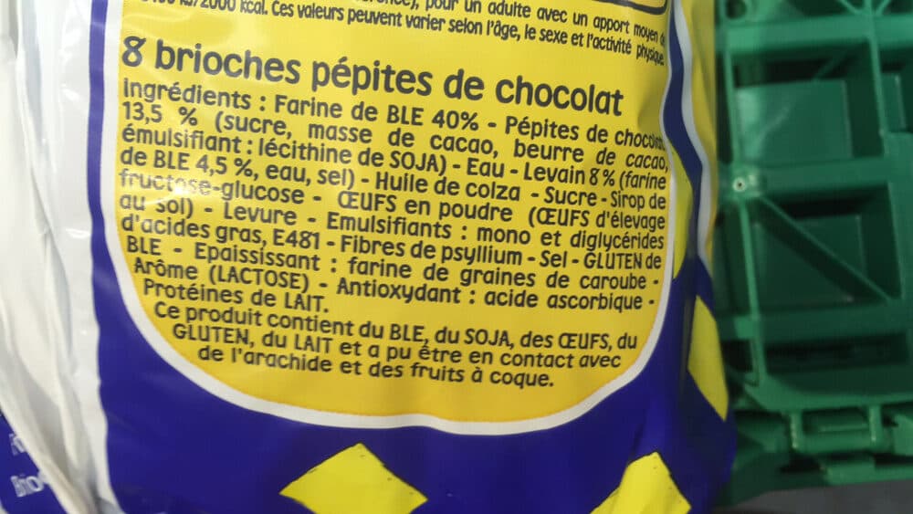 Brioche Pasquier Pitch - Brioches pépites chocolat packshot