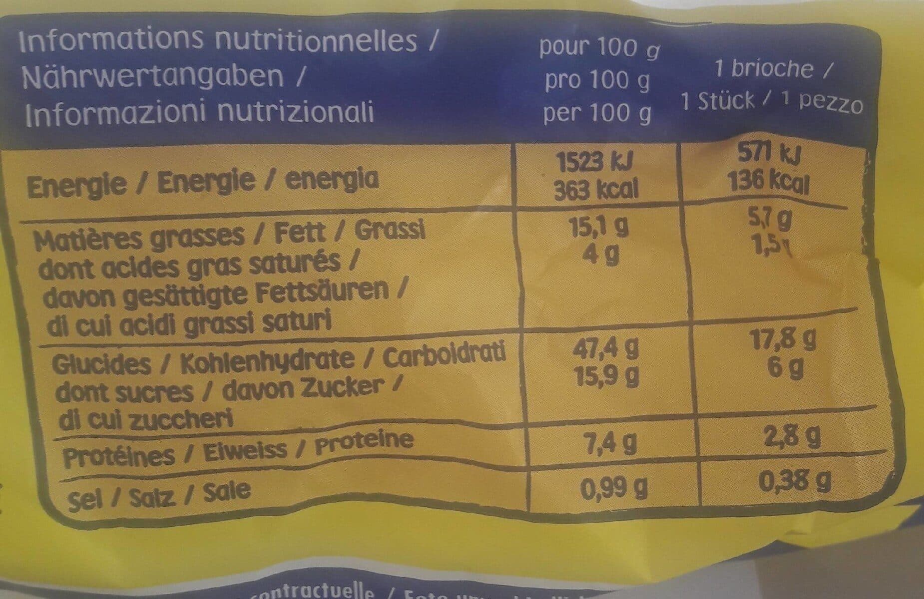Brioche Pasquier Pitch - Brioches pépites chocolat packshot