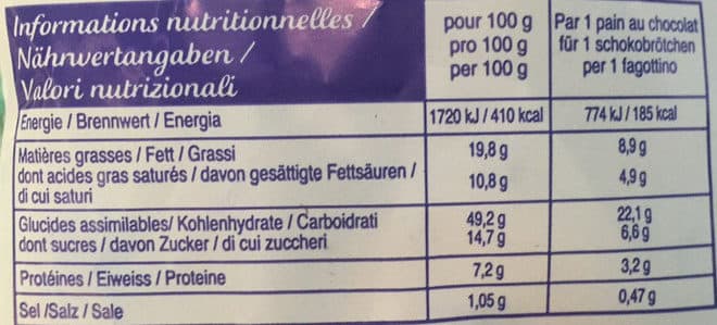 Brioche Pasquier Schokobrötchen packshot