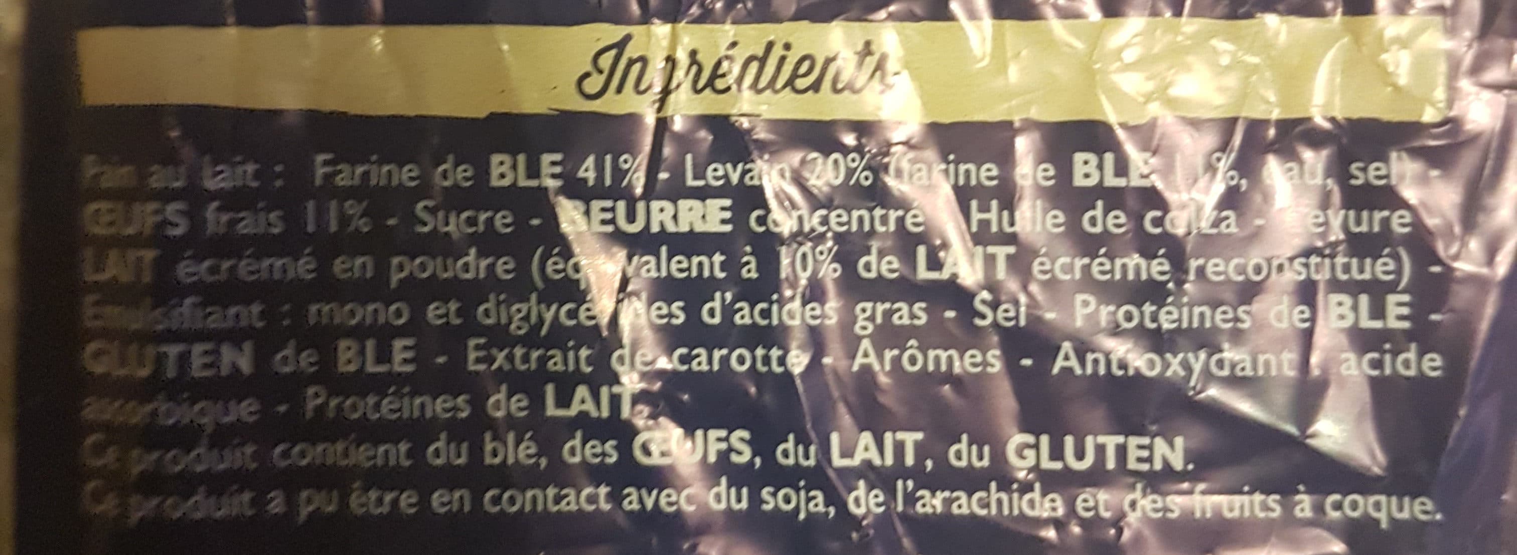 Brioche Pasquier Pains au lait packshot