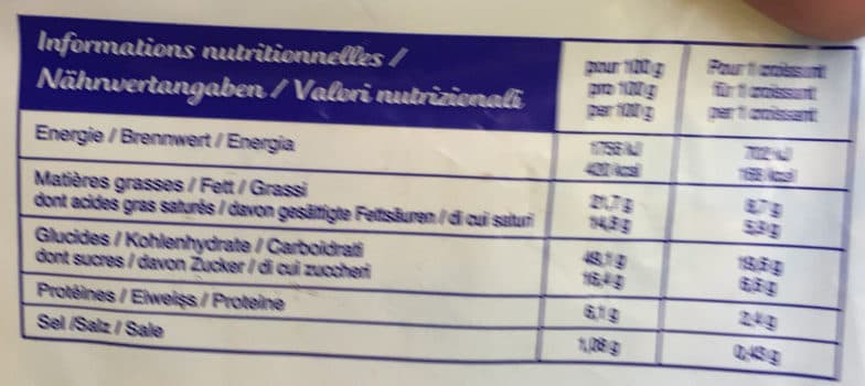 Brioche Pasquier 12 Croissants packshot