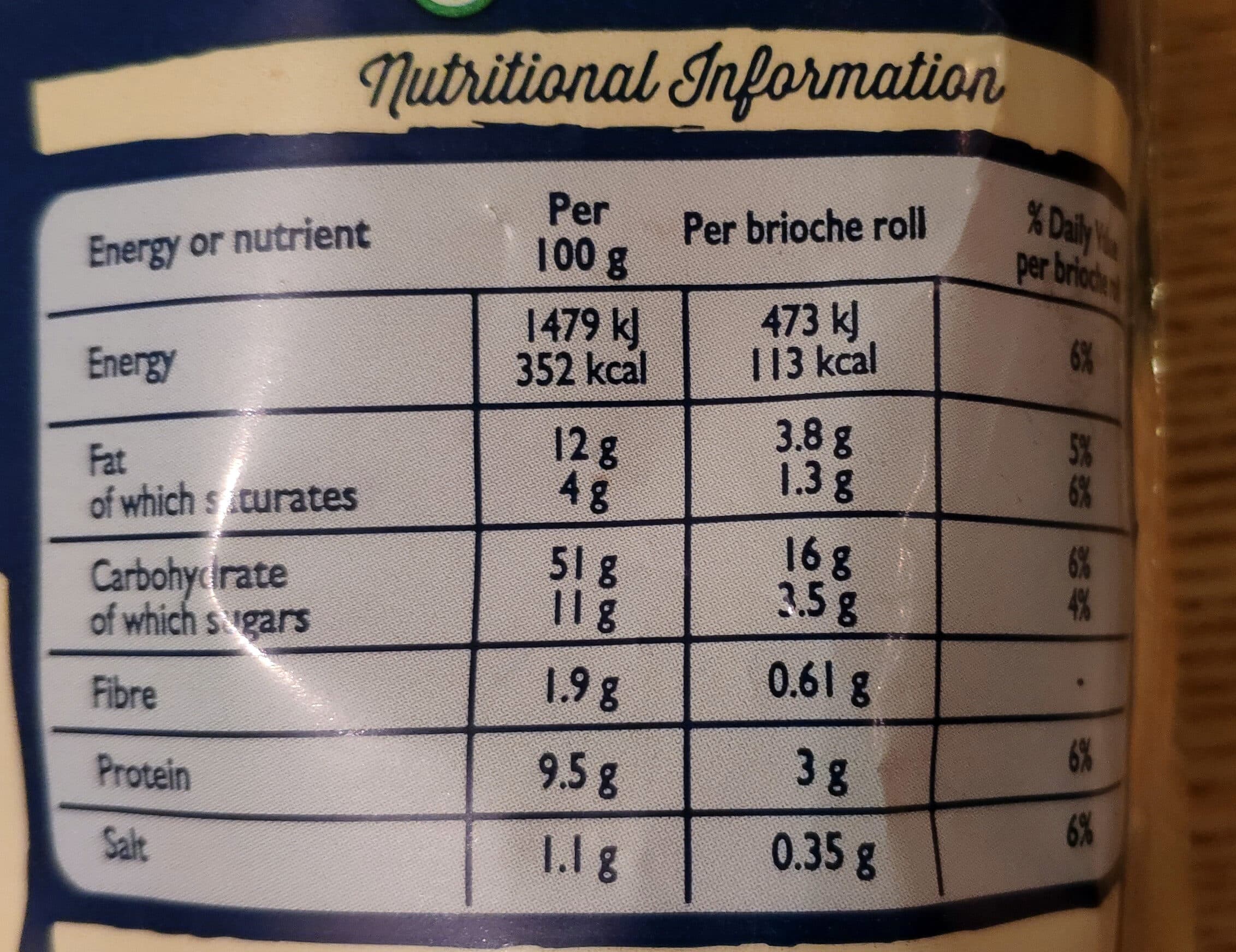 Brioche Pasquier Pasquier 8x Brioche Rolls packshot