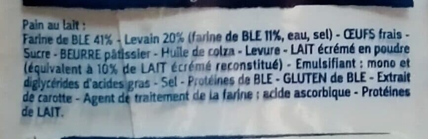 Brioche Pasquier Pains au lait x 12 packshot