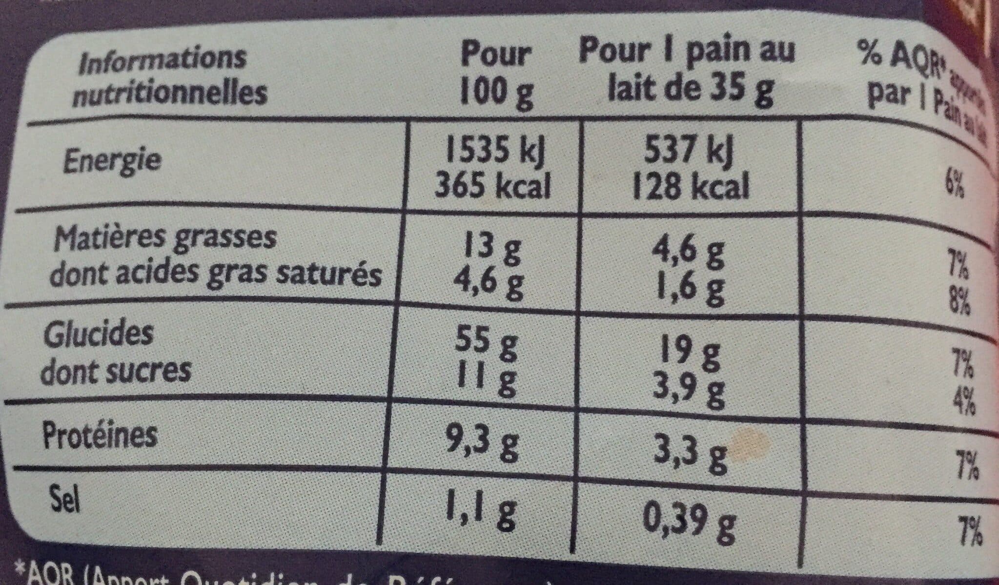 Brioche Pasquier Pains au lait x 12 packshot