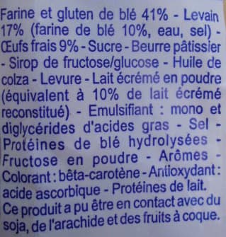 Brioche Pasquier Pains au lait au levain packshot