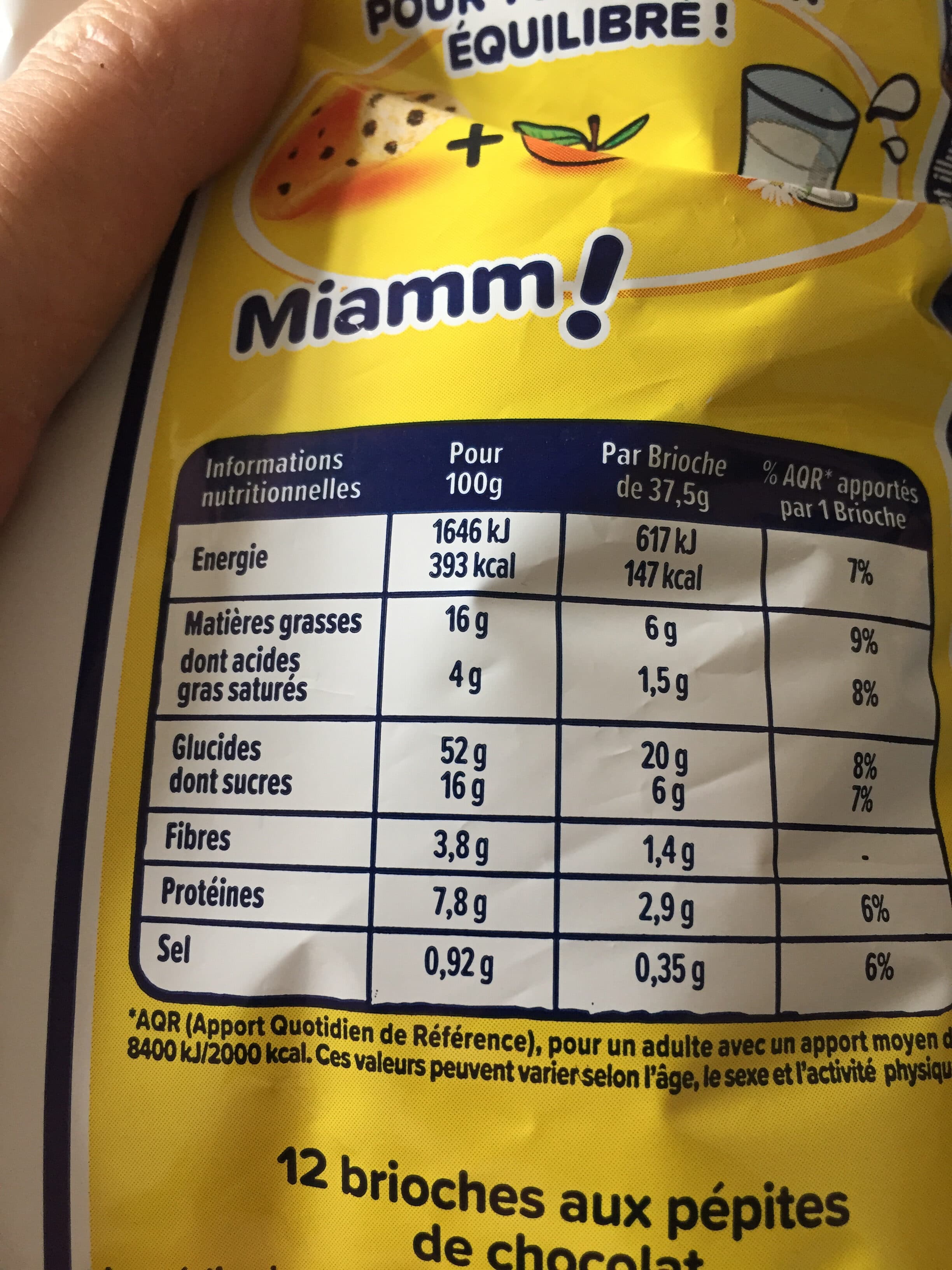 Brioche Pasquier Pitch - Brioches pépites de chocolats packshot