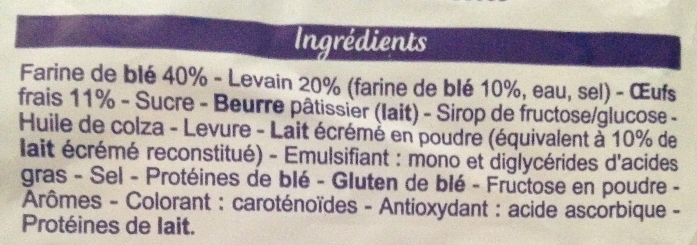 Brioche Pasquier Pains au lait le paquet de 30 1kg500 packshot