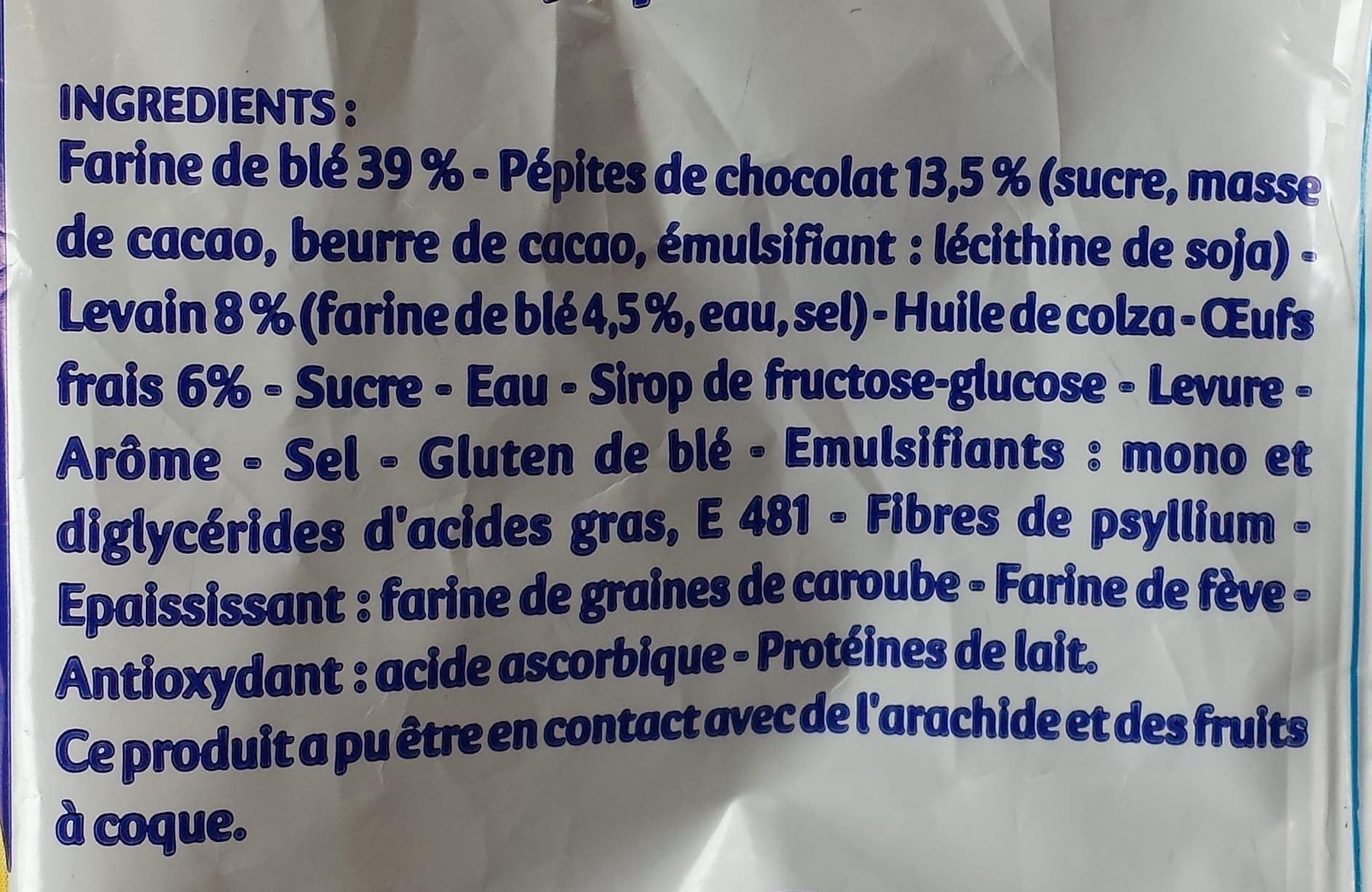Brioche Pasquier Pitch brioches Pépites de Chocolat (x 8) packshot