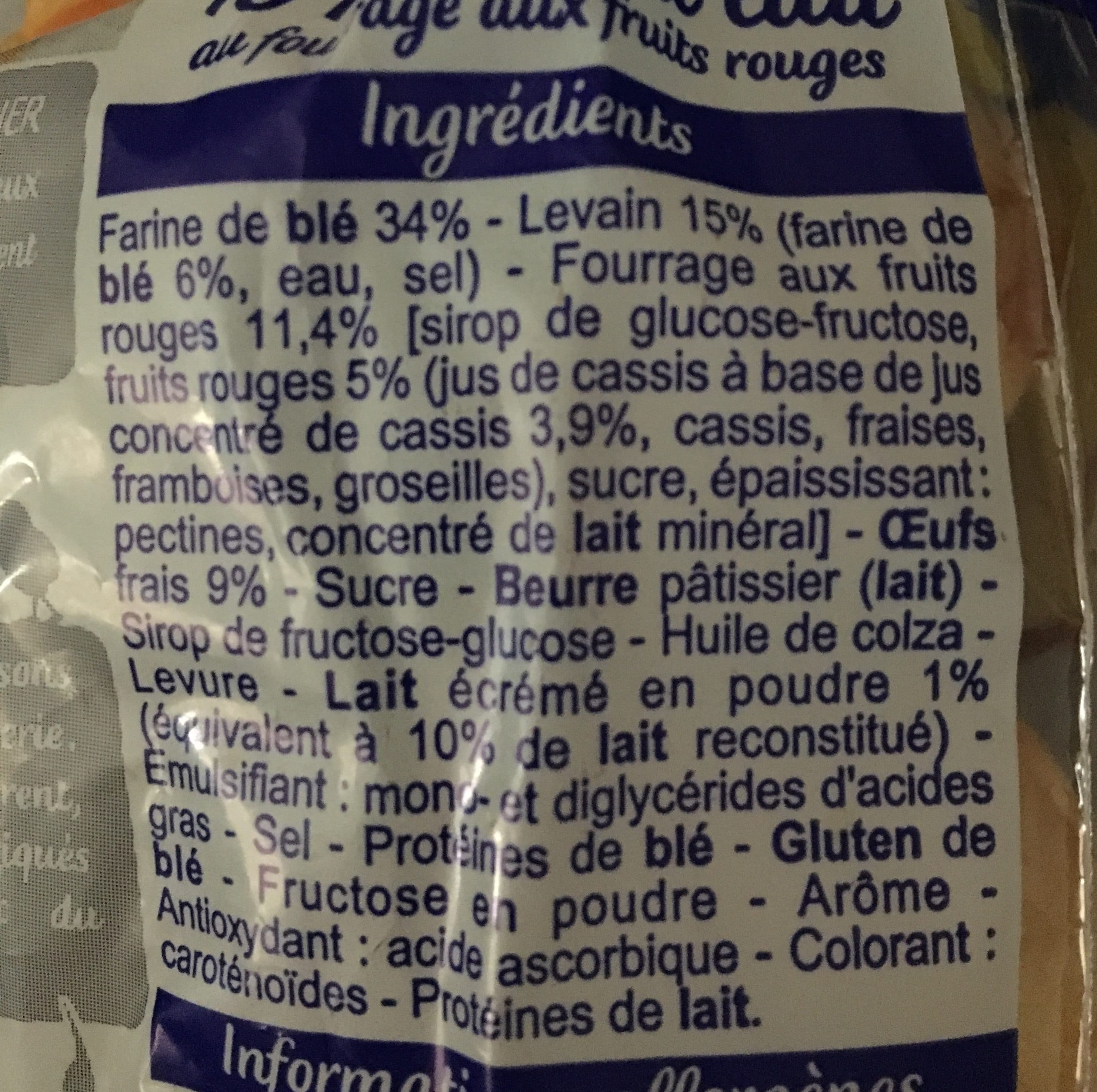 Brioche Pasquier 10 Pains au lait Touche de Fruits rouges packshot