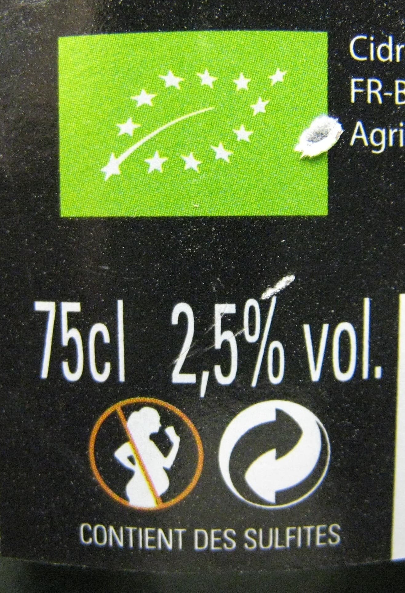 Loïc Raison Cidre Breton Bio doux Loïc Raison packshot
