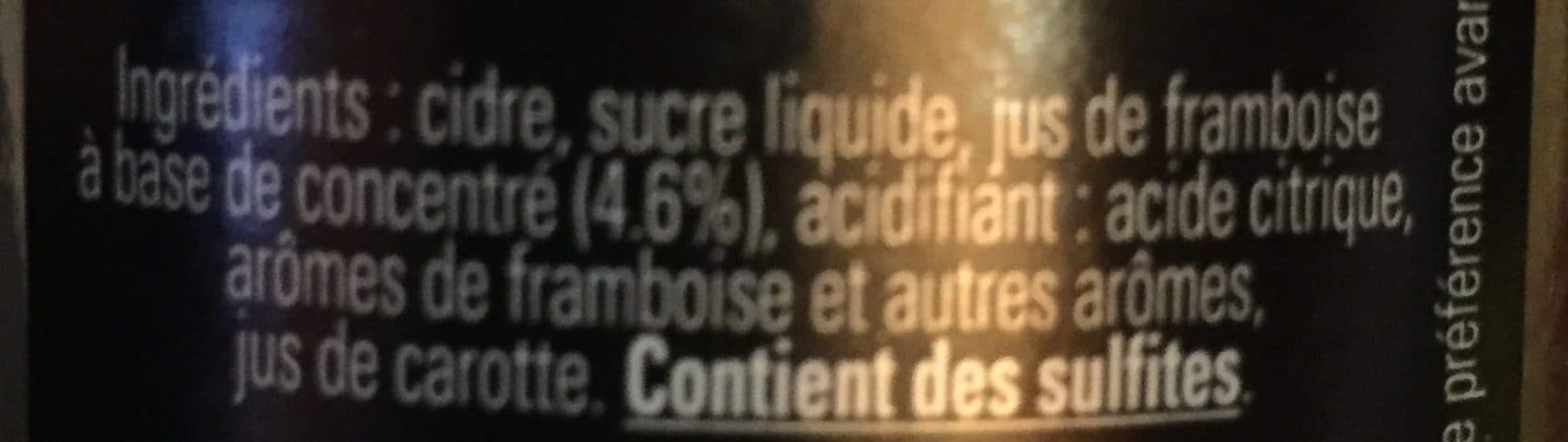Loïc Raison Cidre & Framboise packshot