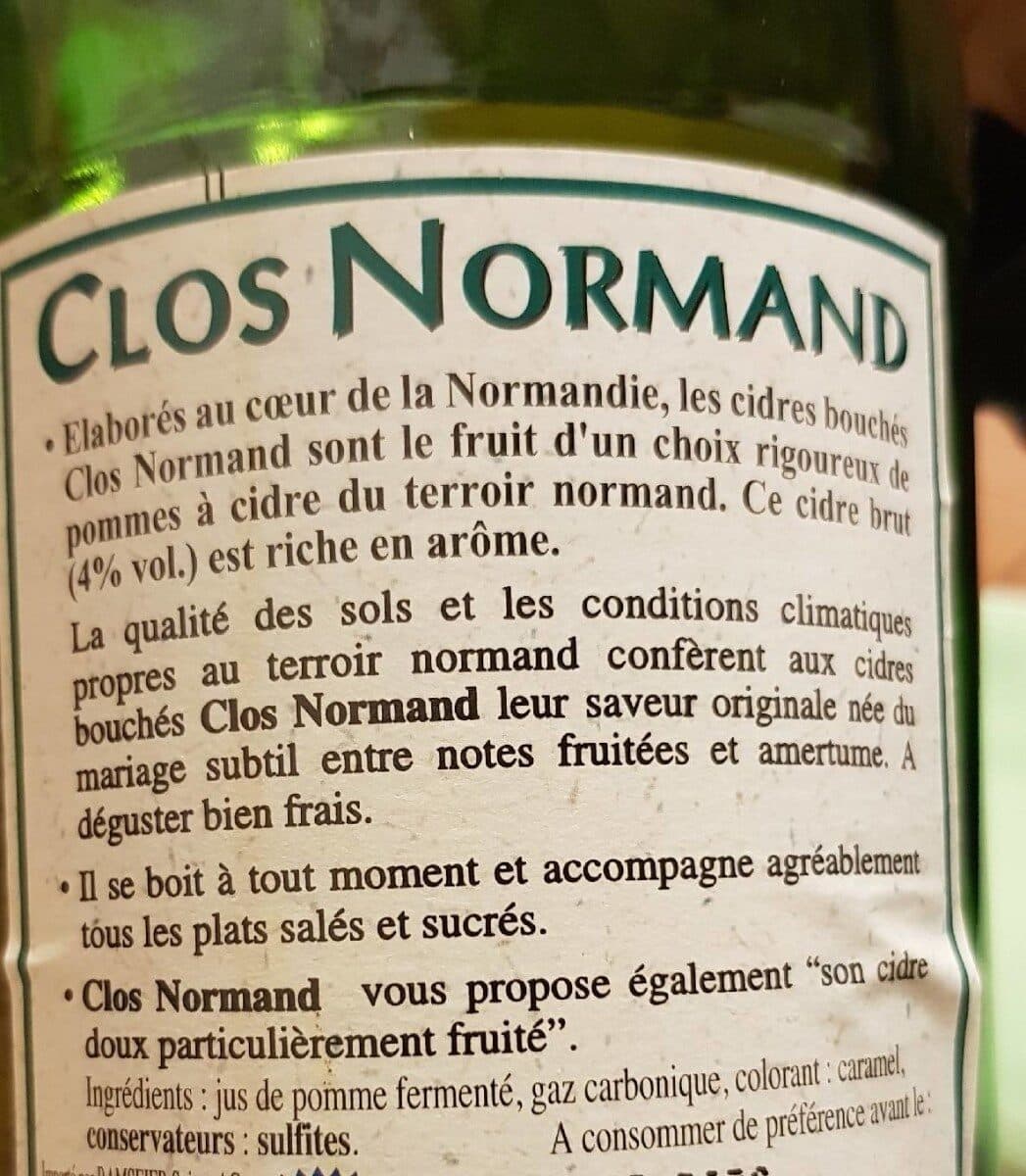 Open Food Facts Cidre bouché normand packshot