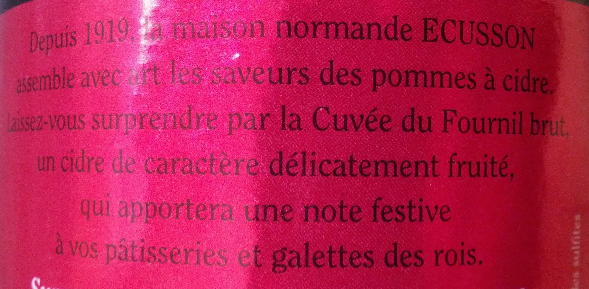 ecusson Cidre brut packshot