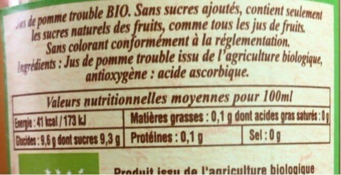 Eclor Jus de pomme Biologique packshot