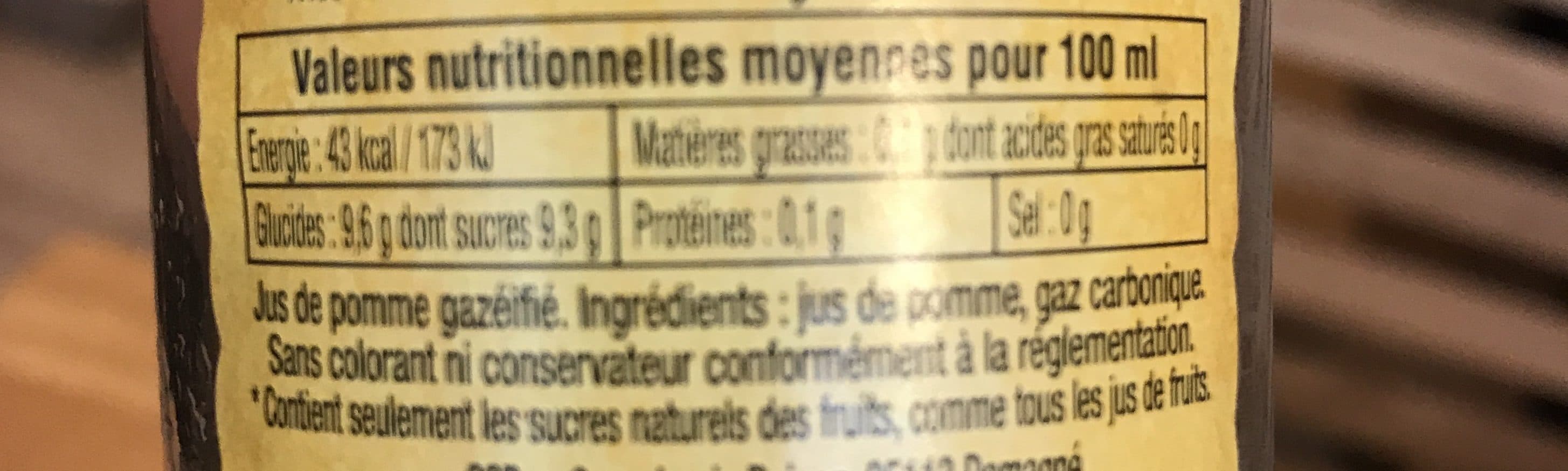 Bulles D'armorique Jus de pomme gazéifié packshot