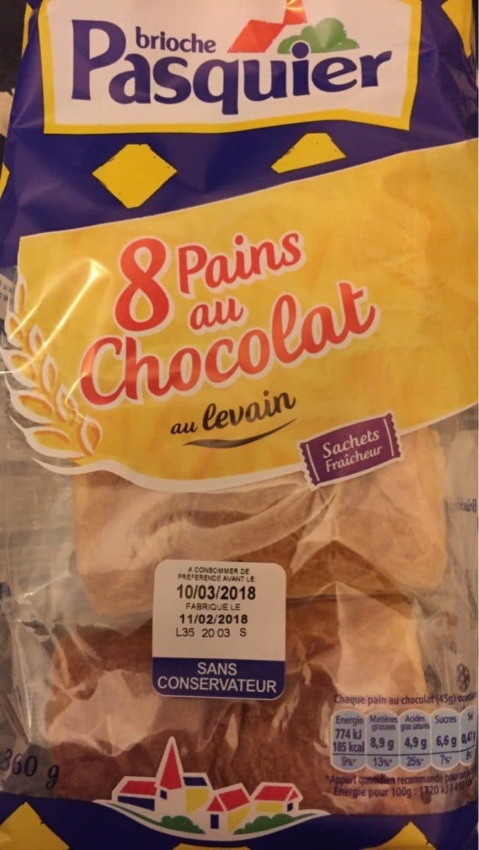 Pasquier 1 Pain au chocolat packshot