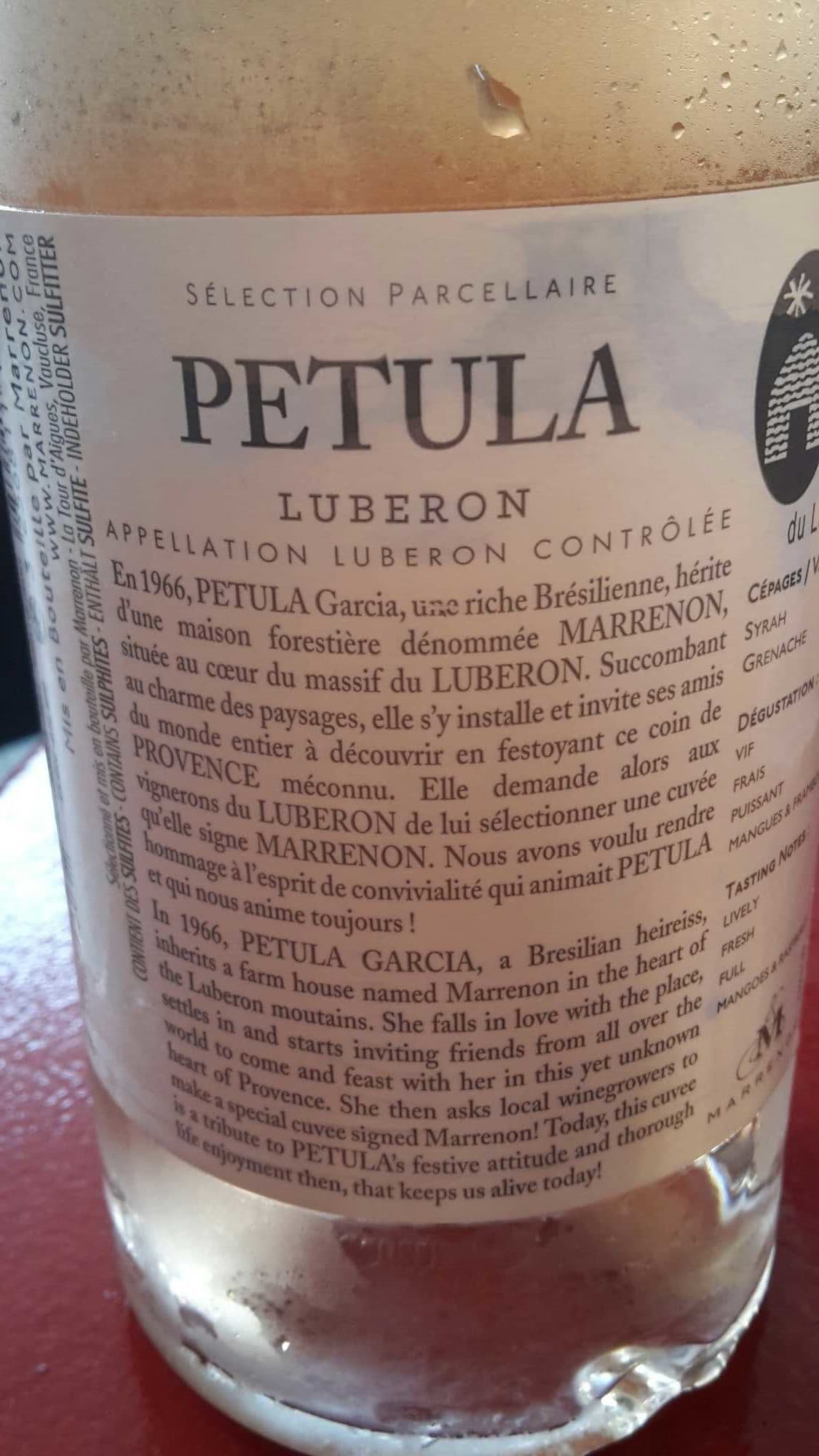 Marrenon Petula Luberon packshot