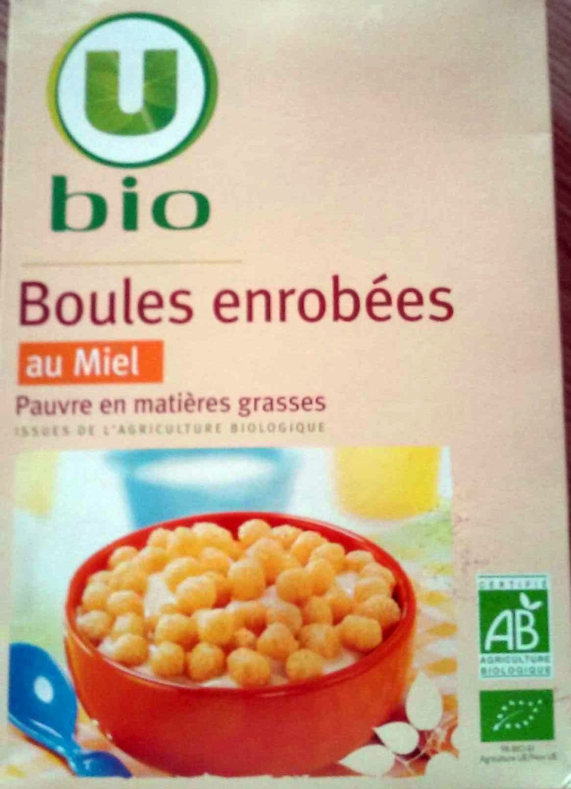 u bio Boules enrobées au miel packshot