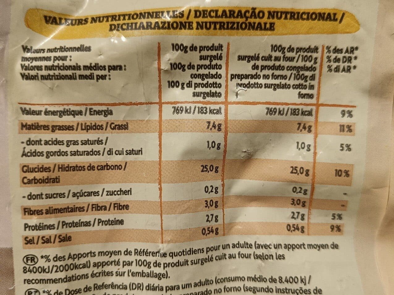 MC CAIN La noisette packshot