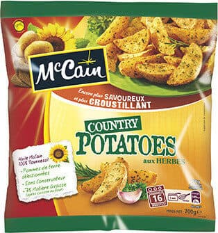 McCain Country Potatoes MC Cain 1KG packshot