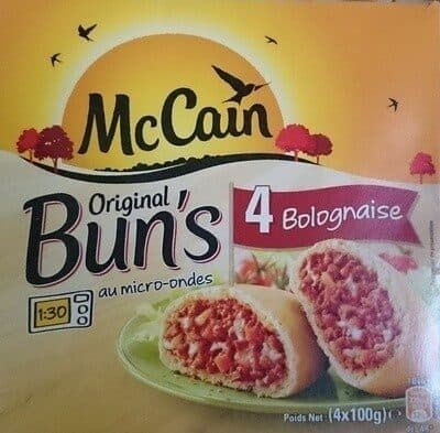 MC CAIN Original Bun's Bolognaise packshot