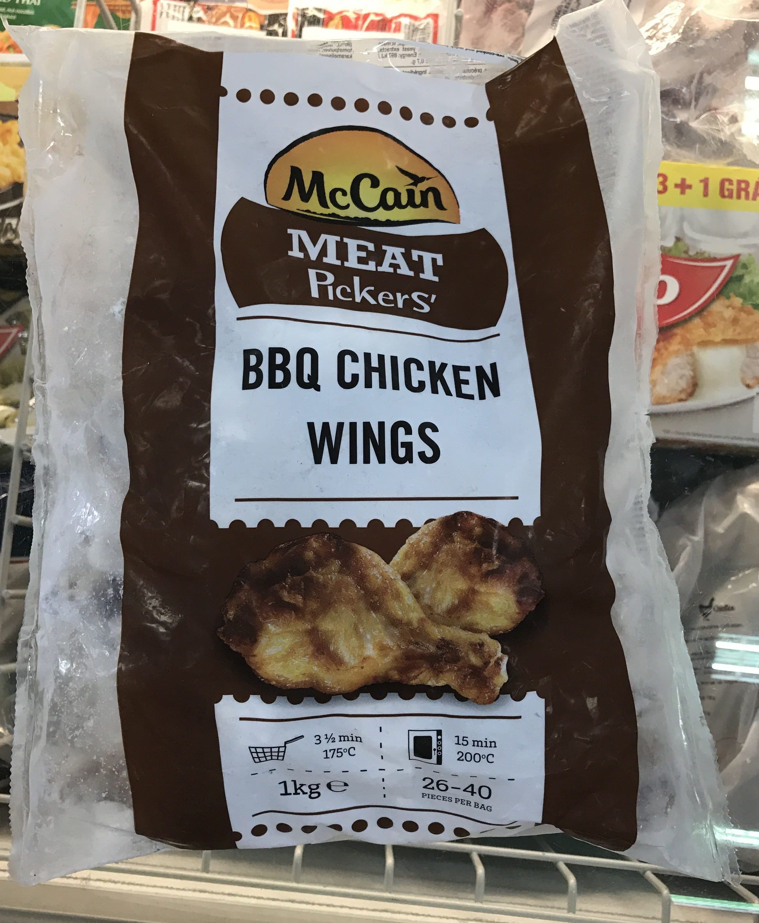 McCain Meat Pickers' BBQ Chicken Wing packshot