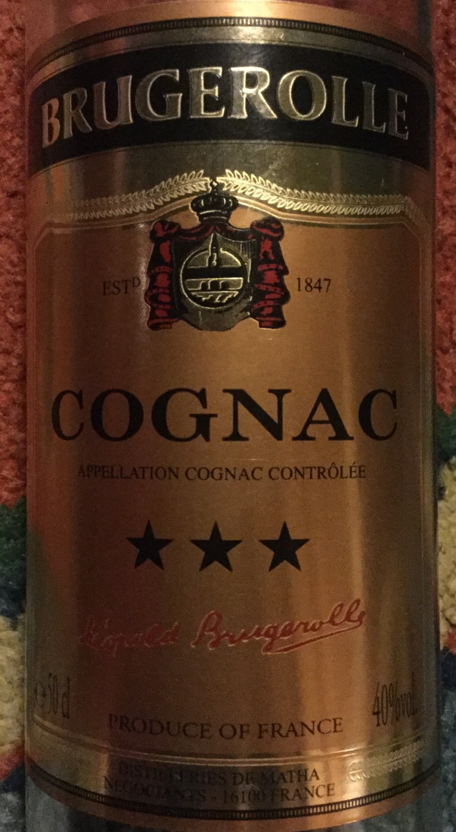 Brugerolle Cognac packshot