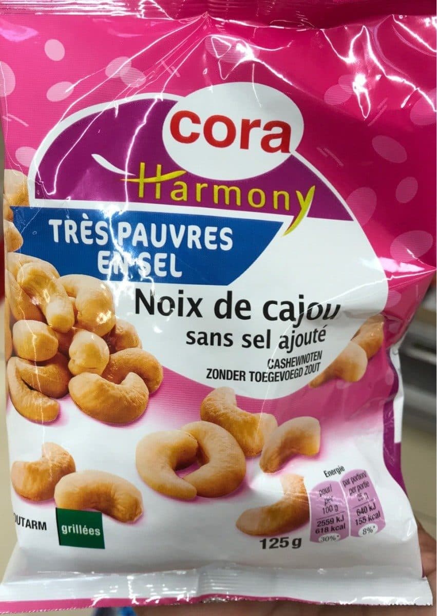 Cora Noix de cajou sans sel ajouté packshot