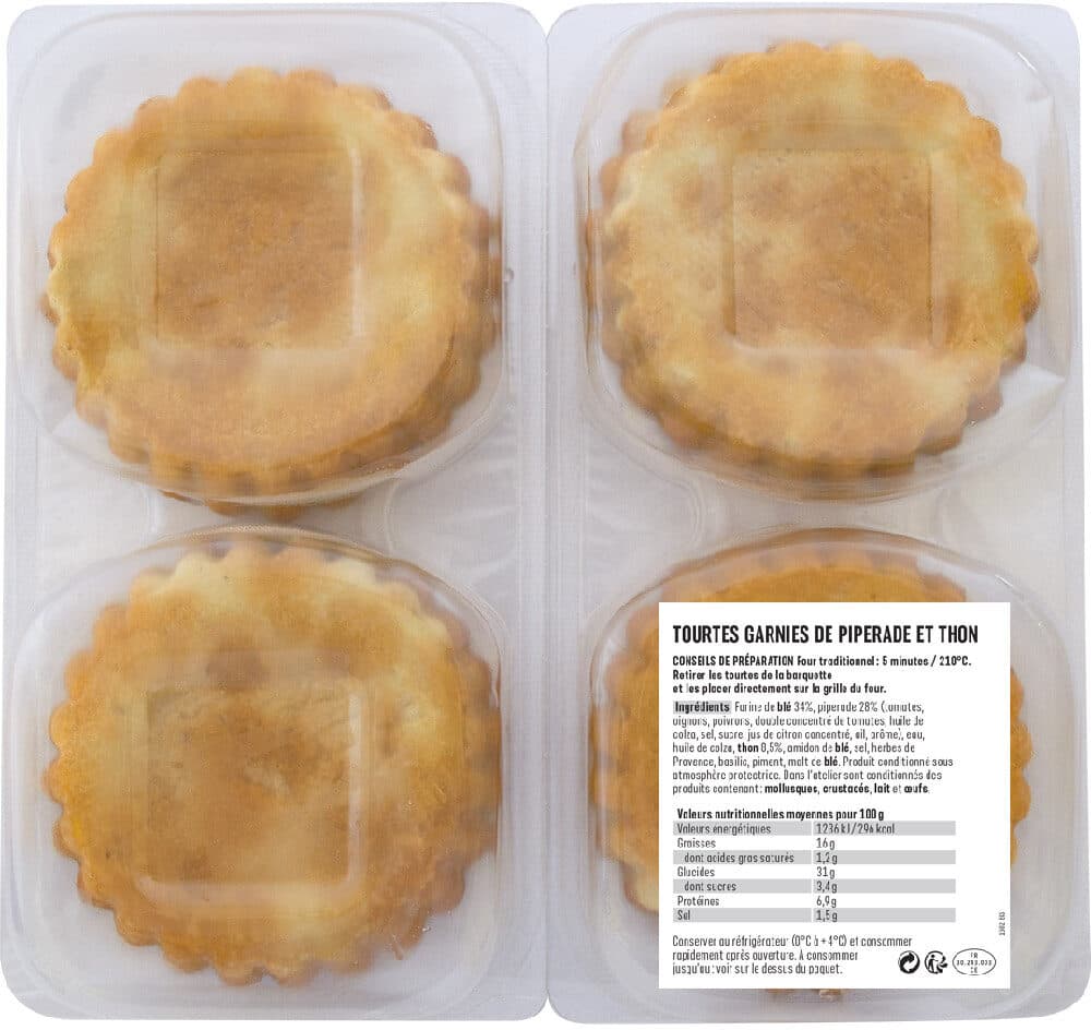 Coudène Les Tourtes Basquaises packshot