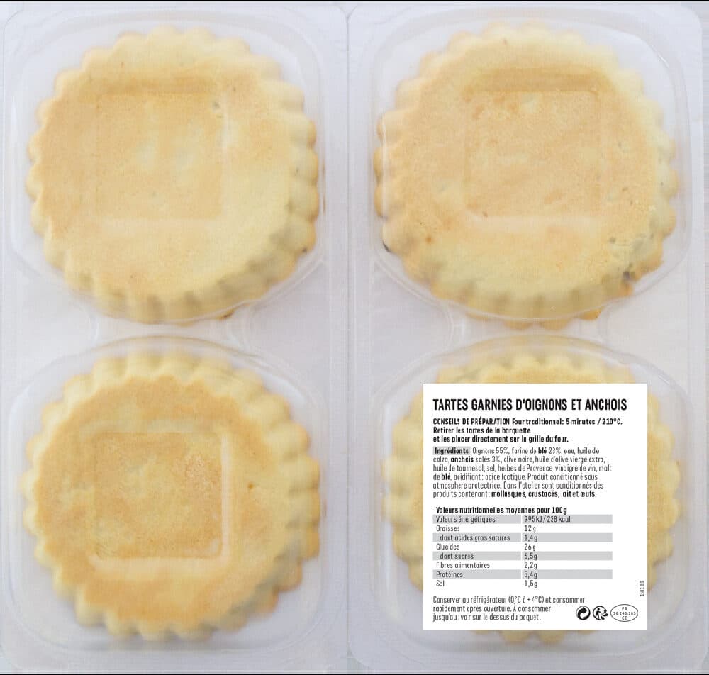 Coudène Pissaladières niçoises packshot