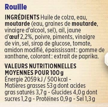 Coudène Rouille à la sétoise Coudène packshot