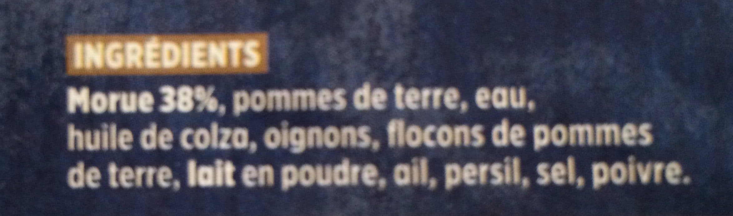 Open Food Facts Brandade de morue parmentiere packshot
