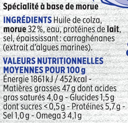 Coudène Brandade de morue Coudène packshot