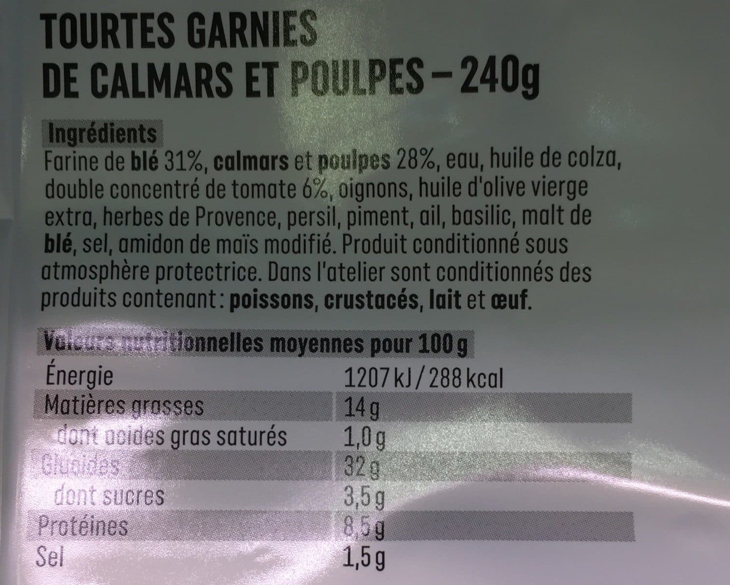 Open Food Facts Tielles sétoises packshot