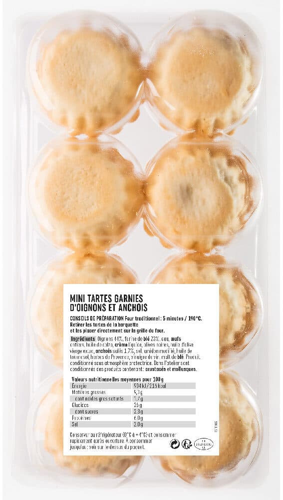 Coudène Pissaladières apéro packshot