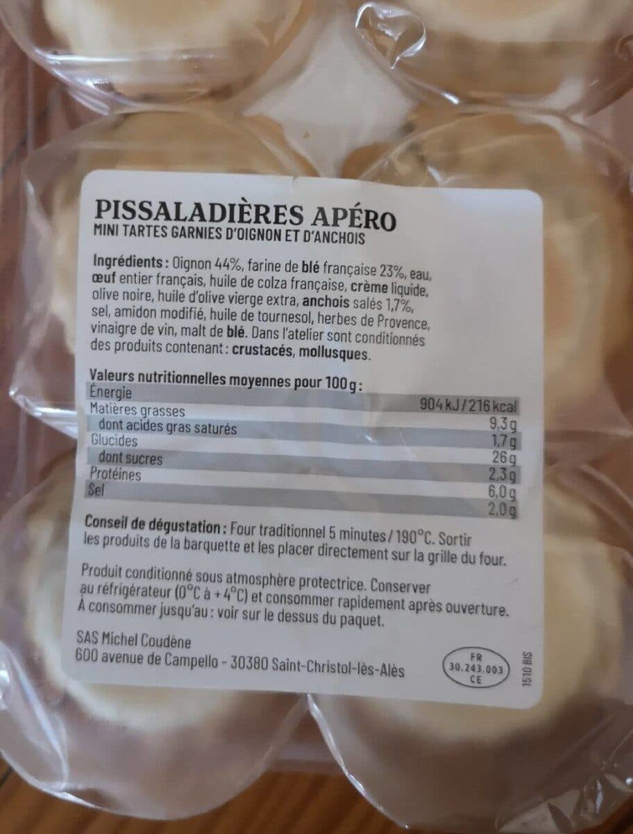 Coudène Pissaladières apéro packshot