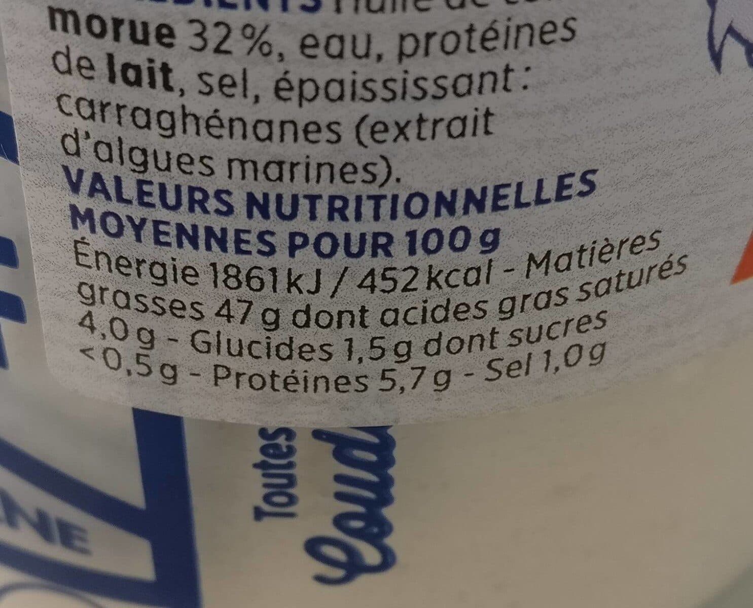 Coudène Brandade de morue packshot