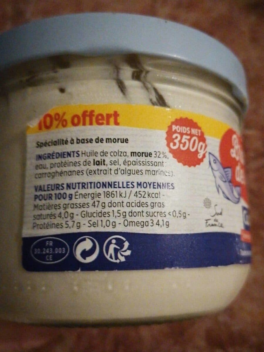 Coudène La brandade de morue packshot