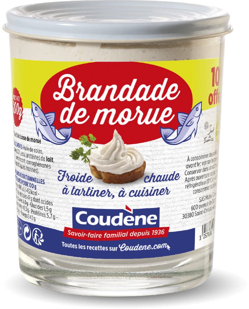 Coudène Brandade de morue packshot