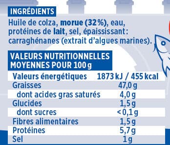 Coudène Brandade de morue packshot