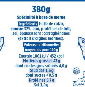 Coudène Brandade de morue packshot