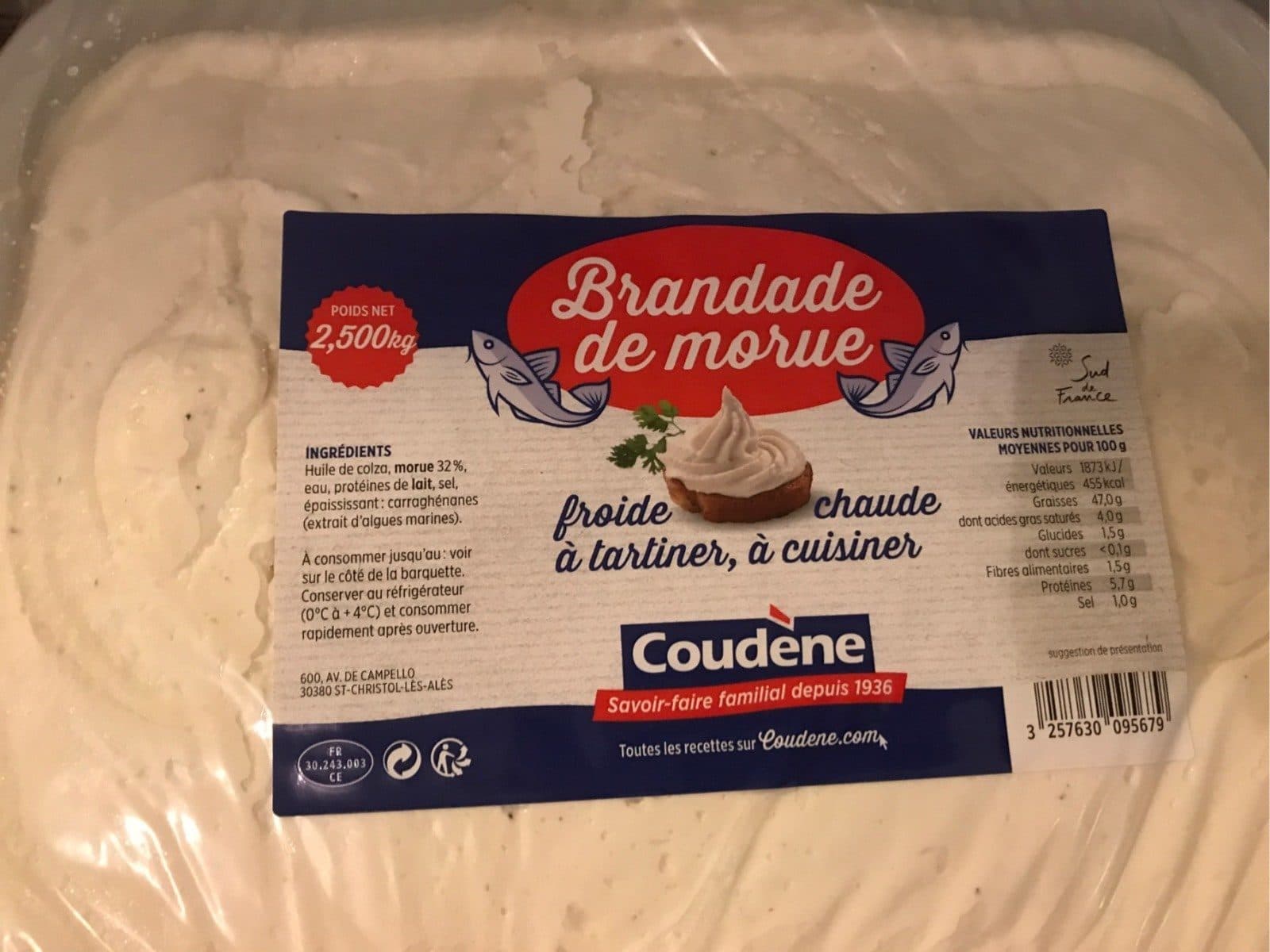 Open Food Facts Brandade de morue packshot