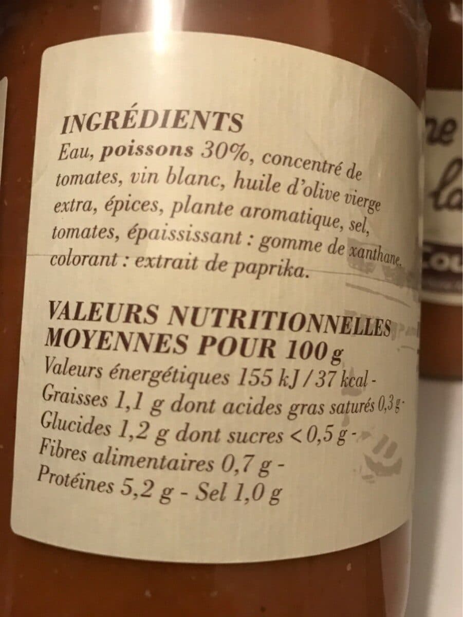 Coudène Soupe de poissons a la setoise packshot