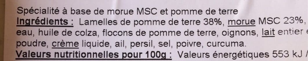 Saveur & Passion Brandade de morue packshot