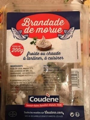 Coudène Brandade de Morue packshot