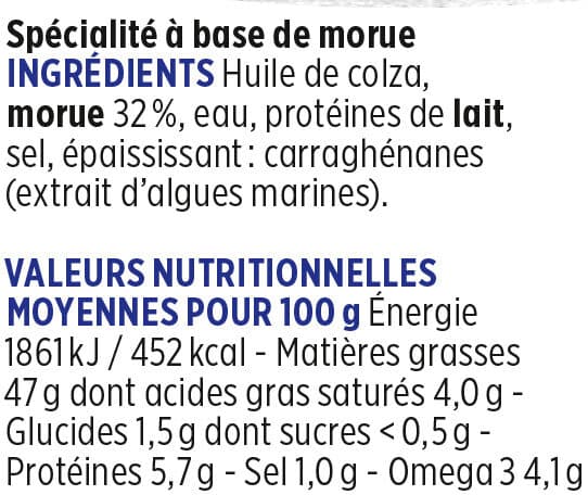 Coudène Brandade de Morue packshot