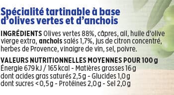Coudène Tapenade verte Coudène packshot