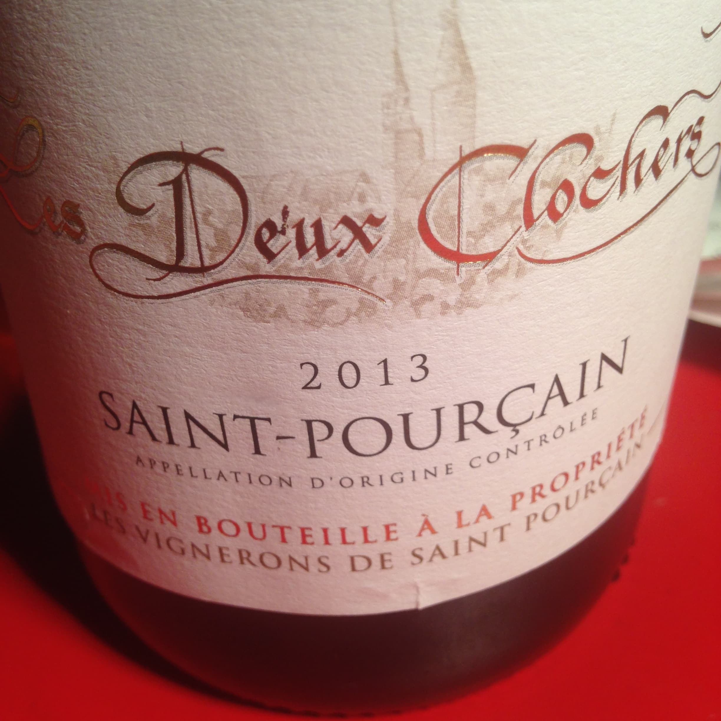 Les Deux Clochers Saint-Pourçain 2013 packshot