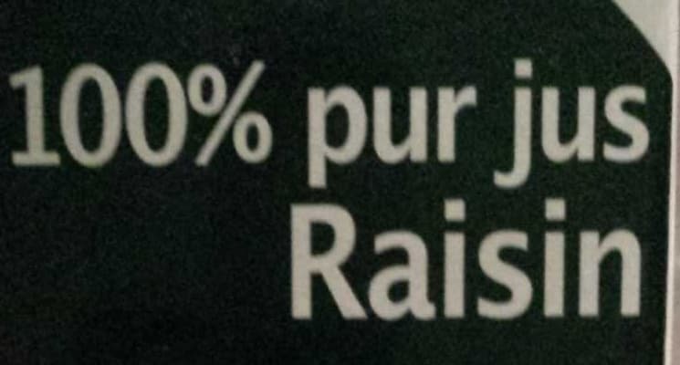 Cora 100 % pur jus, Raisin packshot